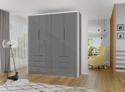 Multipurpose Shelves 207cm Wardrobe Shelf Storage Wardrobe Coat rack new